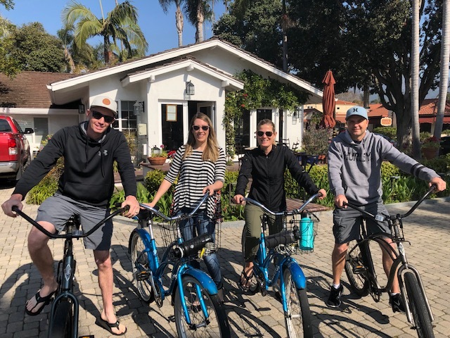 Biking Santa Barbara with free bicycle rentals from Marina Beach Motel